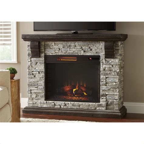 home depot electric fireplace with mantel